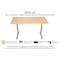 Uncaged Ergonomics RiseUpElectricStandingDesk48X30"BambooDesktopSitStandOffice, RUwb48 RUWB48 - alternate 2